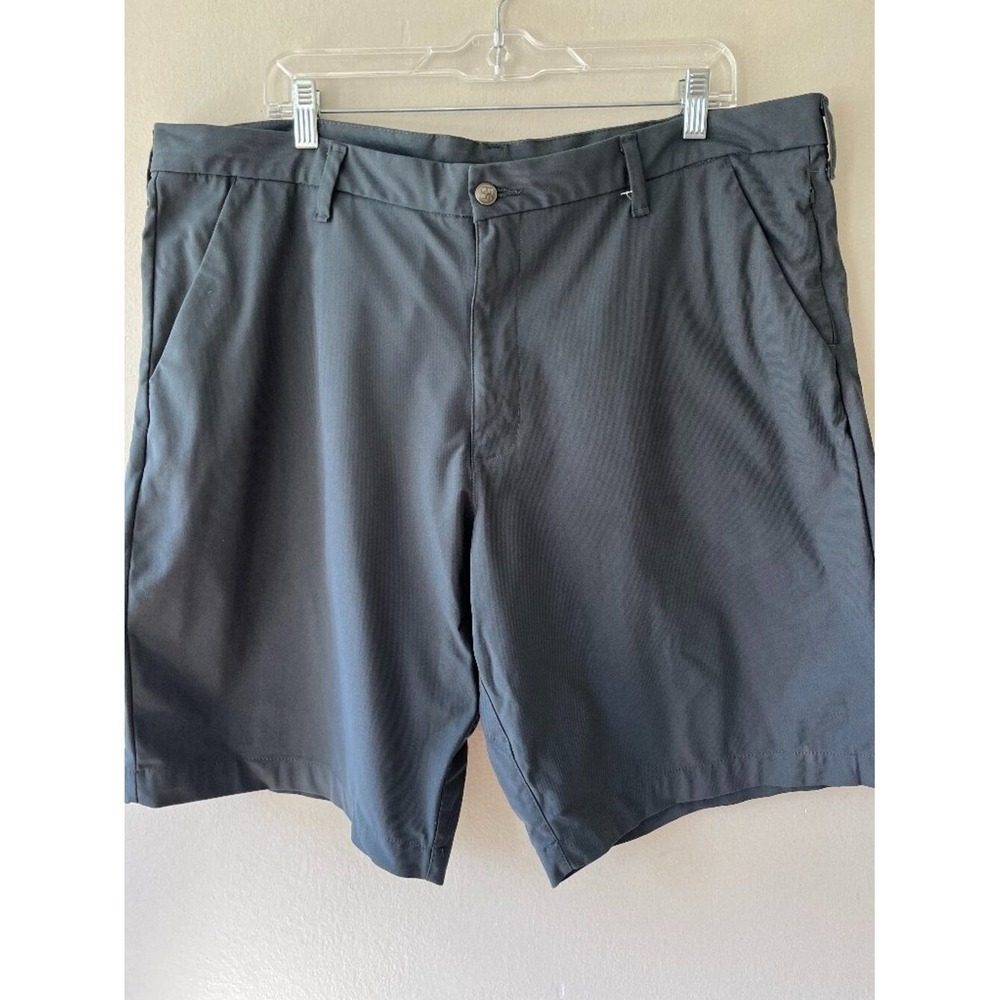 Swiss Tech Men's Sz 40 Gray Stone Performance Flat Front Short Pockets